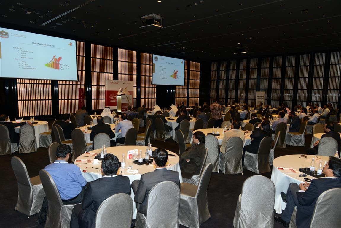 Oracle conference audience